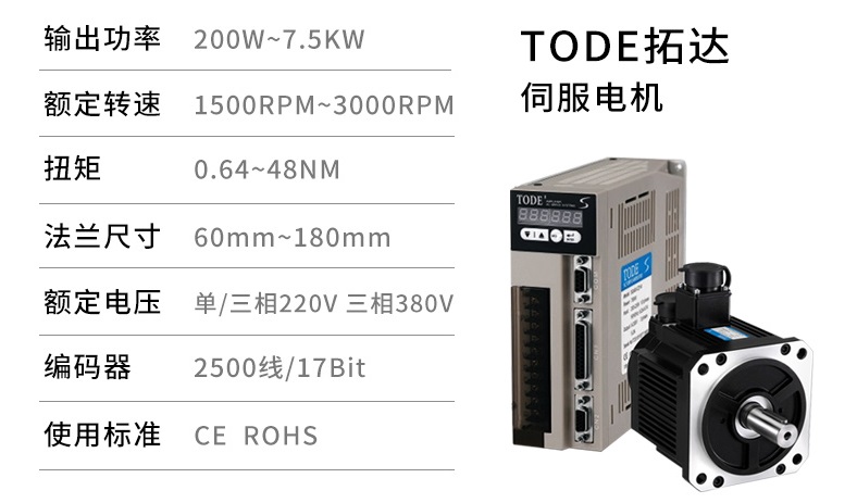台灣拓達伺服電機驅動器產(chan) 品詳細